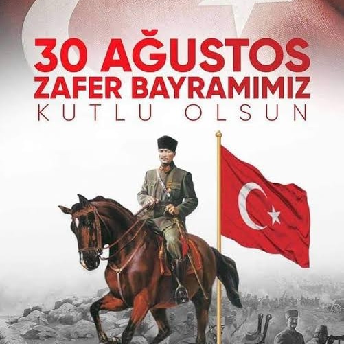 Türk ulusunun bağımsızlık ve özgürlük savaşımının simgesi 30 Ağustos Zafer Bayramımız kutlu olsun. Sayısız bayramlar dilerim......