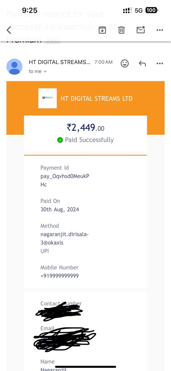 DirisalaKumar's tweet photo. @livemint hello mint I made payment for subscription but It is not reflecting in profile could you please look into it, I received confirmation mail as well https://t.co/5WsXcbvfTo