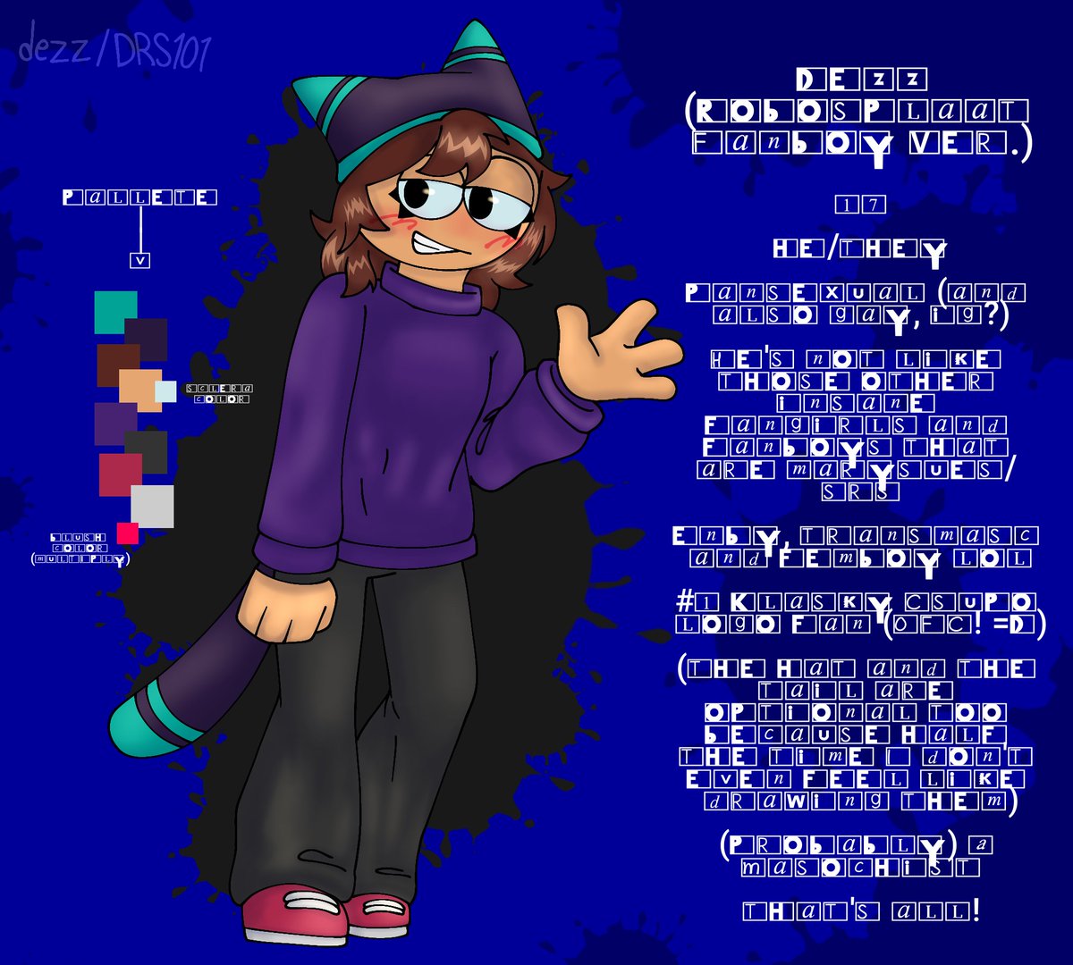 D_Wade_DRS101's tweet photo. My NichSona, but as a RoboSplaat Fanboy #oc #mainoc #klaskycsupo #splaat #robosplaat #fanboy https://t.co/9CTiiPNhsF