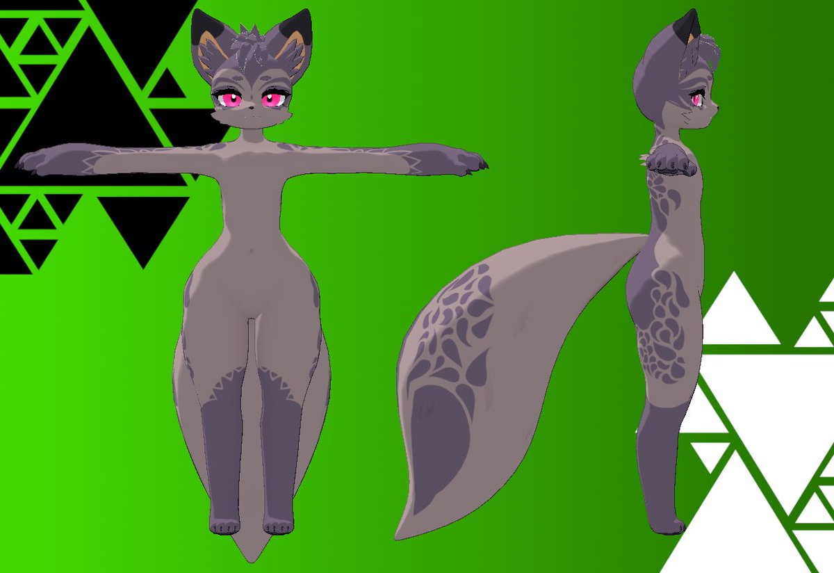 VRChat Avatar Commission for Vanquish

Base model by <a href="/MaribarVR/">Mαri</a>