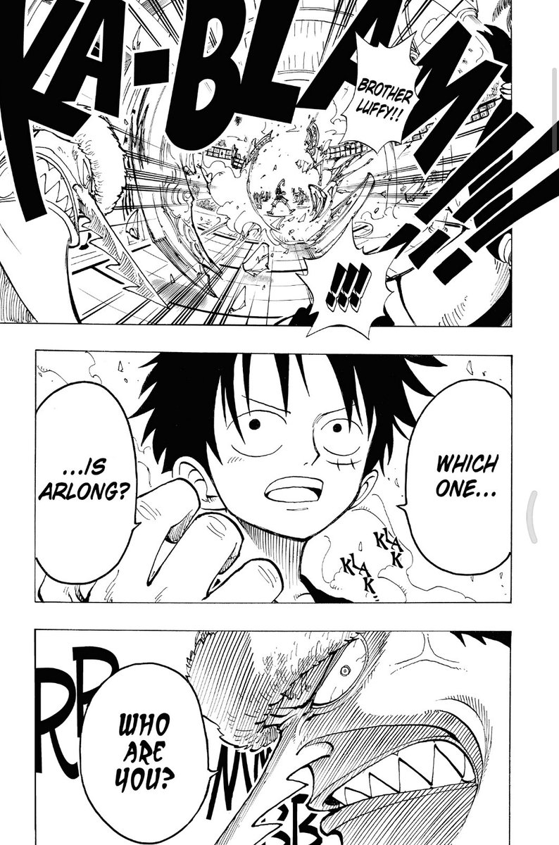 ax_aditya_'s tweet image. Re-reading #ONEPIECE manga: 

Chapter 81: This scene 😭😭... Arlong is done now!!!! 
#ONEPIECE1125