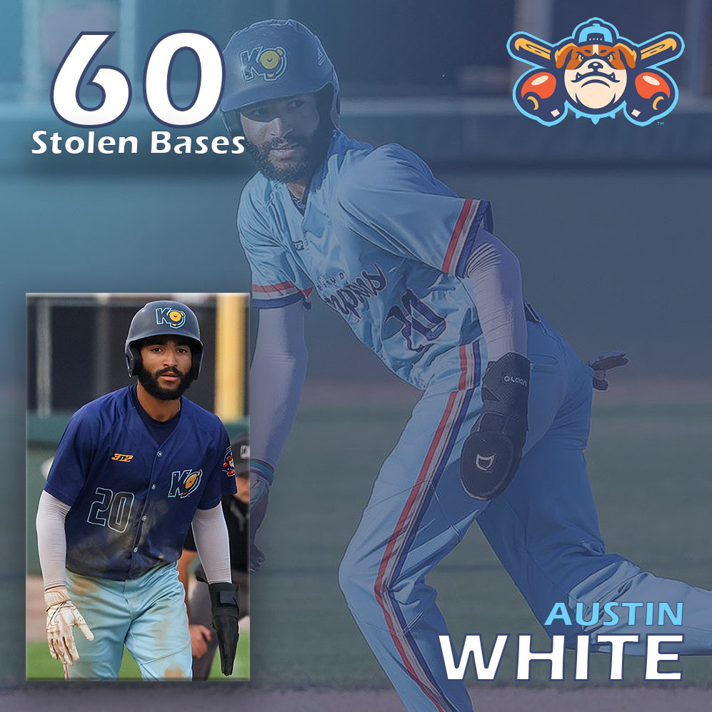 LSM_Baseball's tweet image. Congratulations to @_Awhite_15 for stealing his 60th base of the @frontierleague_  season for the @KnockoutsBase. #TeamLSM