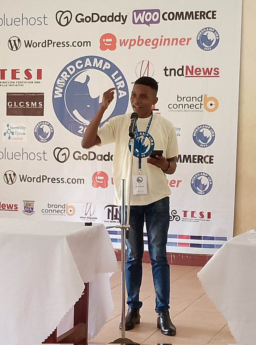 MrSumic's tweet photo. Had an amazing time speaking at the first ever #WordCampLira2024 in Lira City! ~ @WordPressLira

We explored how the youth can harness digital tools for innovation &amp; entrepreneurship.
#Entrepreneurship #DigitalAge #YouthEmpowerment https://t.co/aw2JX1X8M5