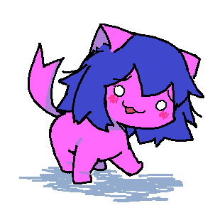 this cat also looks a bit odd...