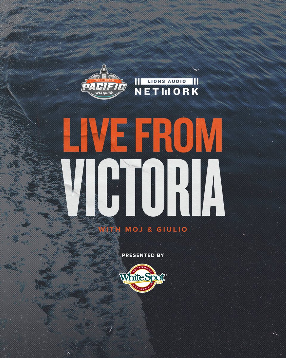 Earlier today, we were LIVE from #TouchdownPacific in Victoria presented by <a href="/White_Spot/">White Spot</a>! 

Moj &amp; Giulio welcomed Couture, Peters &amp; Prez Duane Vienneau. Harp &amp; Taq welcomed Suikh Chungh!

🎧 LISTEN NOW:
Moj &amp; Giulio: apple.co/3Z4vJoL
Harp &amp; Taq: apple.co/4cNWcue