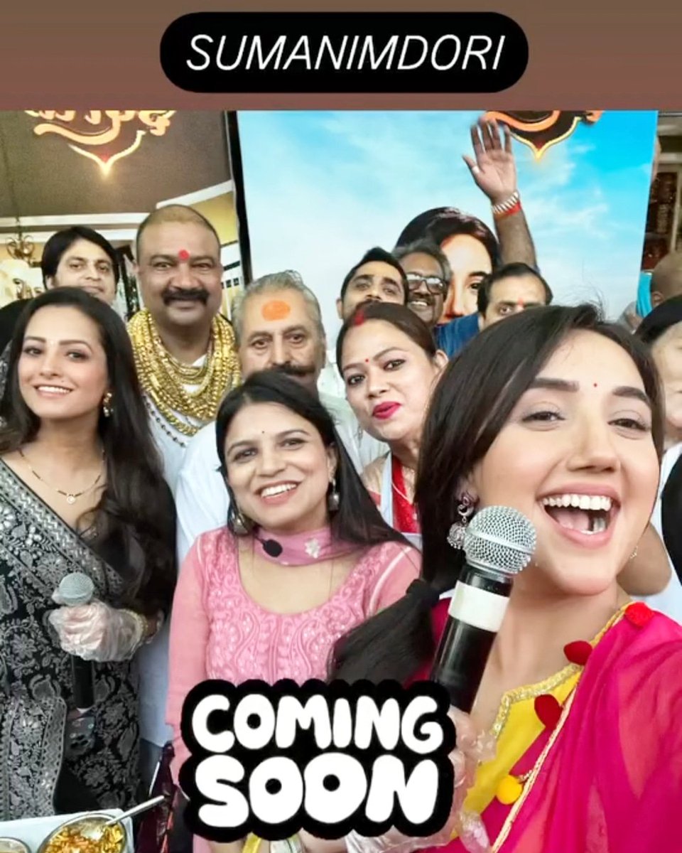 Rakshatalks's tweet photo. Hosted this show for sumanindori.dkehna na bhuliega. #ashnoorkaur #anitahasnandani 🎤🩷#Sumanindori on colors from 3sept -6.30 pm.. https://t.co/FrJbmnbR0r