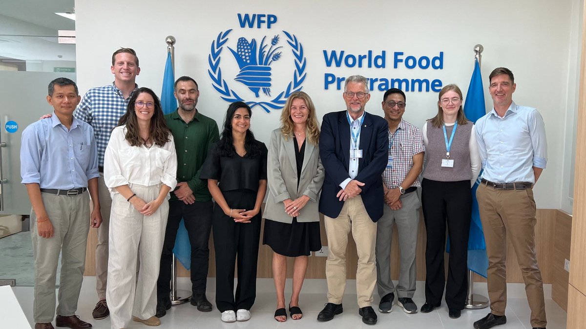 WFP_Nepal's tweet photo. 📍 @WFP_Nepal 

Always a pleasure to meet the @norwayinNepal team to discuss food security in Nepal and the ongoing collaboration to support school feeding &amp; bringing clean cooking solutions under the #Energy4Food project with @UNDPNepal in Karnali &amp; Sudurpashchim. https://t.co/RNTBFAQycZ
