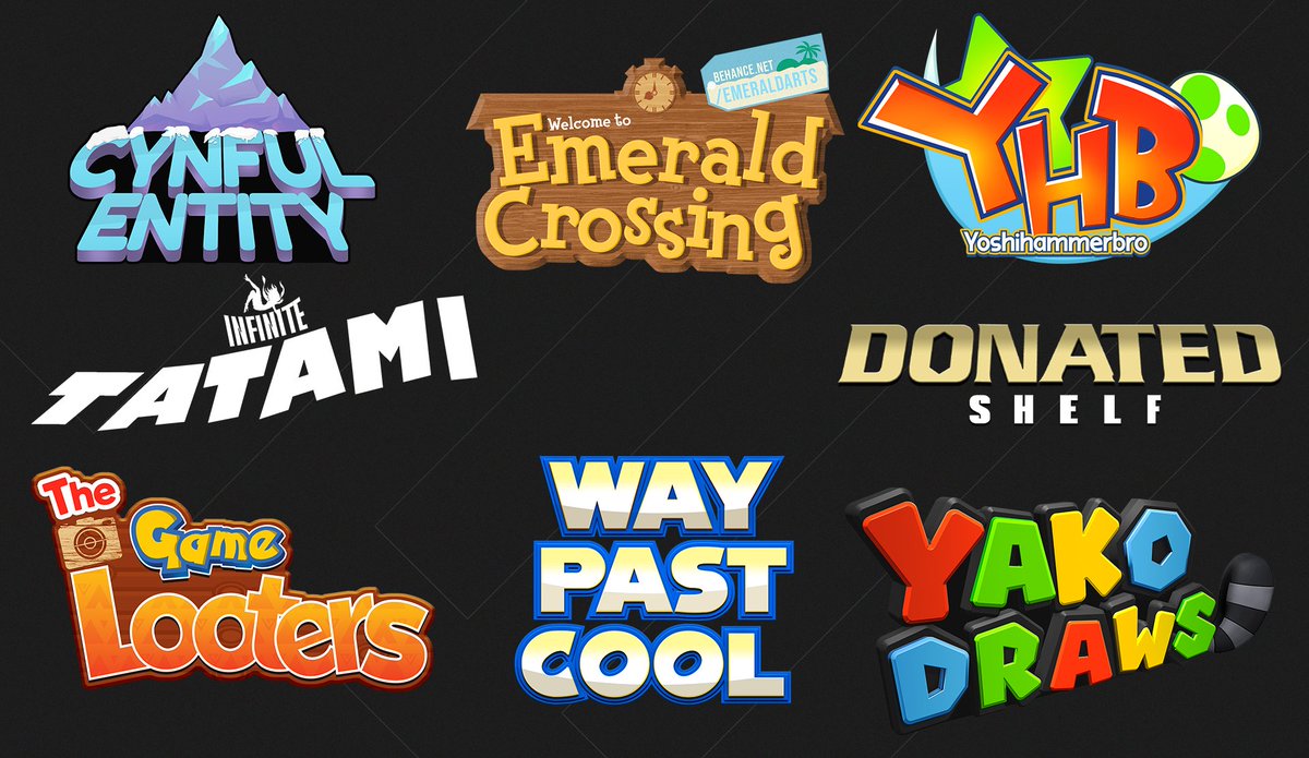Commissions are OPEN! 

⭐️Stream assets/packages
⭐️Twitter/YouTube headers
⭐️Videogame styled logos

DM for pricing. Sharing is appreciated!