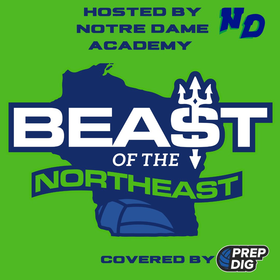 NDA Triton Volleyball (@tritonvb) on Twitter photo This Friday and Saturday - Beast of the Northeast is back for our 3rd year! NDA is proud to host this HS VB tournament at the <a href="/ChampionCtr/">Community First Champion Center</a> with 32 teams from across Wisconsin and upper Michigan! Pool play begins at Noon on Friday! <a href="/NDATritonSports/">Notre Dame Academy Athletics - Green Bay, WI</a> This Friday and Saturday - Beast of the Northeast is back for our 3rd year! NDA is proud to host this HS VB tournament at the <a href="/ChampionCtr/">Community First Champion Center</a> with 32 teams from across Wisconsin and upper Michigan! Pool play begins at Noon on Friday! <a href="/NDATritonSports/">Notre Dame Academy Athletics - Green Bay, WI</a>