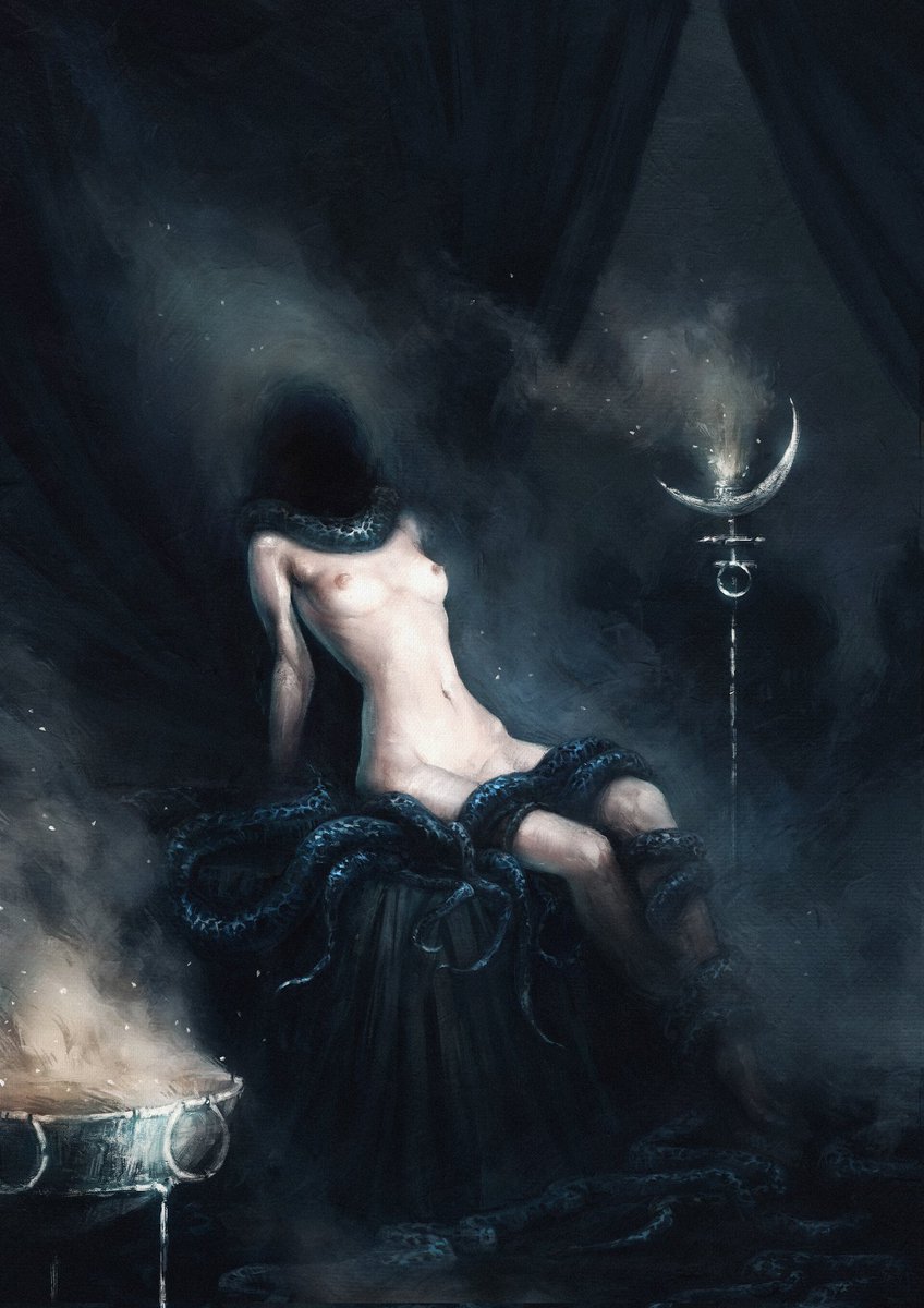 solisolsoli's tweet image. At Night II by Maéna Paillet