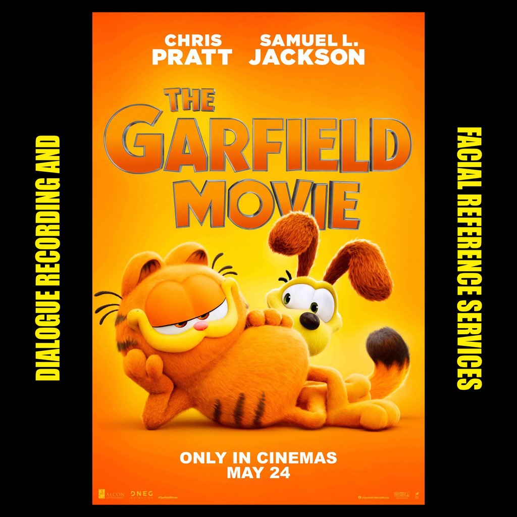 #TBT To @thegarfieldmovie 📽️ and when <a href="/devbowman/">Devon G Bowman</a>’s son shouted out in surprise our crew member's name's in the credits. 🎉 We had no idea we were going to get on-screen credit. 🙀 
.⁠
#throwbackthursday⁠
#alconentertainment⁠
#animation⁠
#voiceoverrecording⁠
#tedlasso