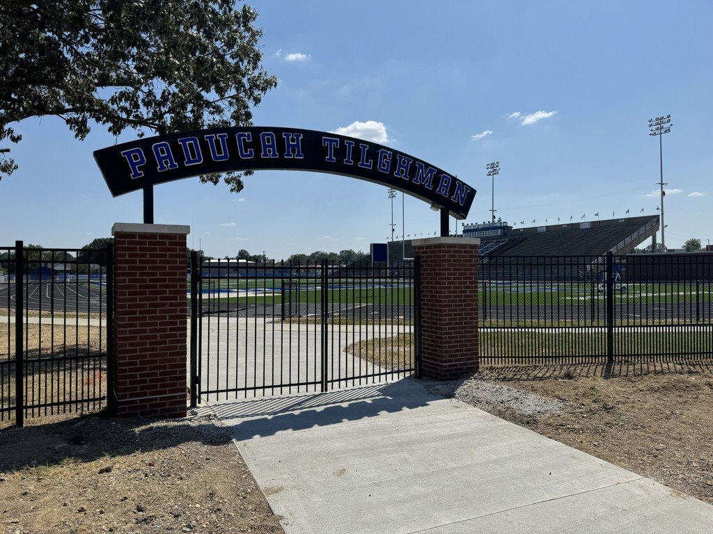 We're proud of the new Otis Dinning  entrance to Memorial Stadium! You'll find it at the end of the Head Start Parking lot on Otis Dinning Drive.