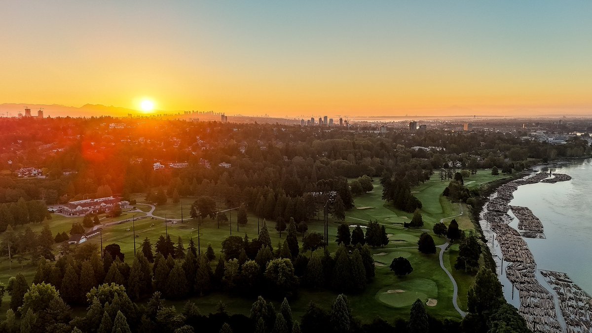 A beautiful sunrise at the Club today!