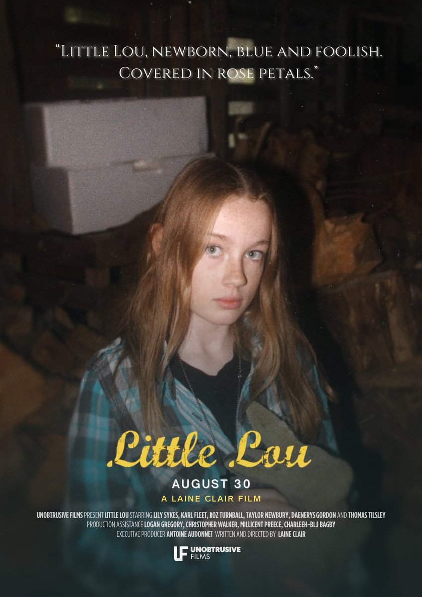 UnobtrusiveFilm's tweet photo. Little Lou, 2024 Drama/Thriller Short Film is now out on Youtube and Shortverse! https://t.co/jo18nLDmaf