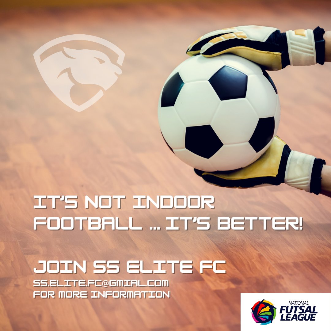 SS_Elite_FC's tweet photo. Still not found a team?
Join SS Elite FC and play in the National Futsal League with us.
Drop an email to ss.elite.fc@gmail.com for more details 
#football #futsal #natfutsalleague #nfl https://t.co/QdD7Ndx3fU