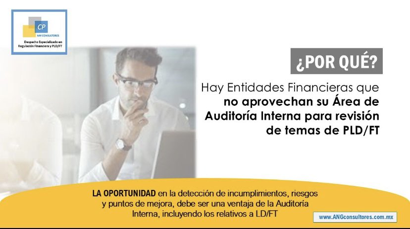 nmcons's tweet photo. PLD.- La auditoría Interna y los temas de PLD https://t.co/jFjTbFi1JM