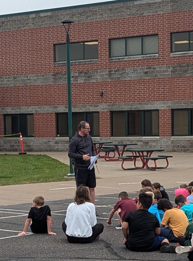 Thank you Mr. Nass for teaching the Wakanda Way (Be Safe, Be Respectful &amp; Be Responsible) outside at recess.