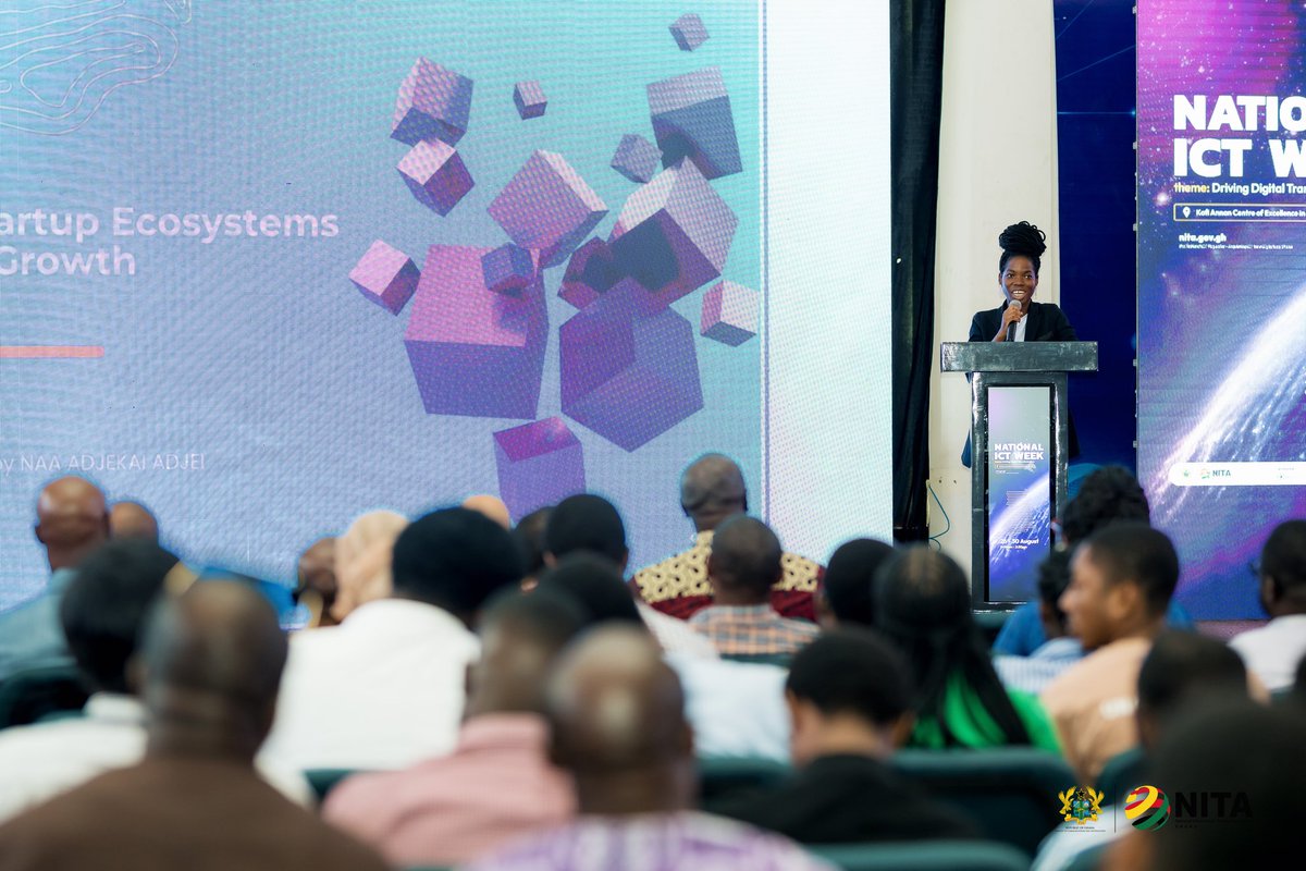 NITAGhana's tweet photo. Innovation Day was exciting as we had so many interactions which explored from Blockchain to Gaming to Start ups to Google AI to Smart workplace solutions from @esolutionsghana.
We are excited you joined us this session.
#NationalICTWeek24 #NationalICTWeek #NICTW #Tech https://t.co/gJ3NR2JGXv