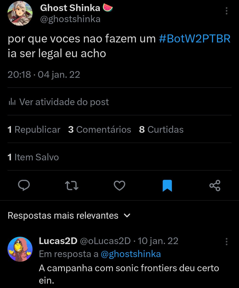 ghostshinka's tweet photo. eu criei a #BotW2PTBR genuinamente só por uma piada.
a hashtag acabou estourando com a ajuda do lucas2d e do keruvim e chegou a entrar nos trending topics por um tempo
nao diretamente, mas acredito que isso ajudou a nintendo a colocar mais PTBR nos jogos
e no proprio Zelda né https://t.co/N3k0P2hVVB