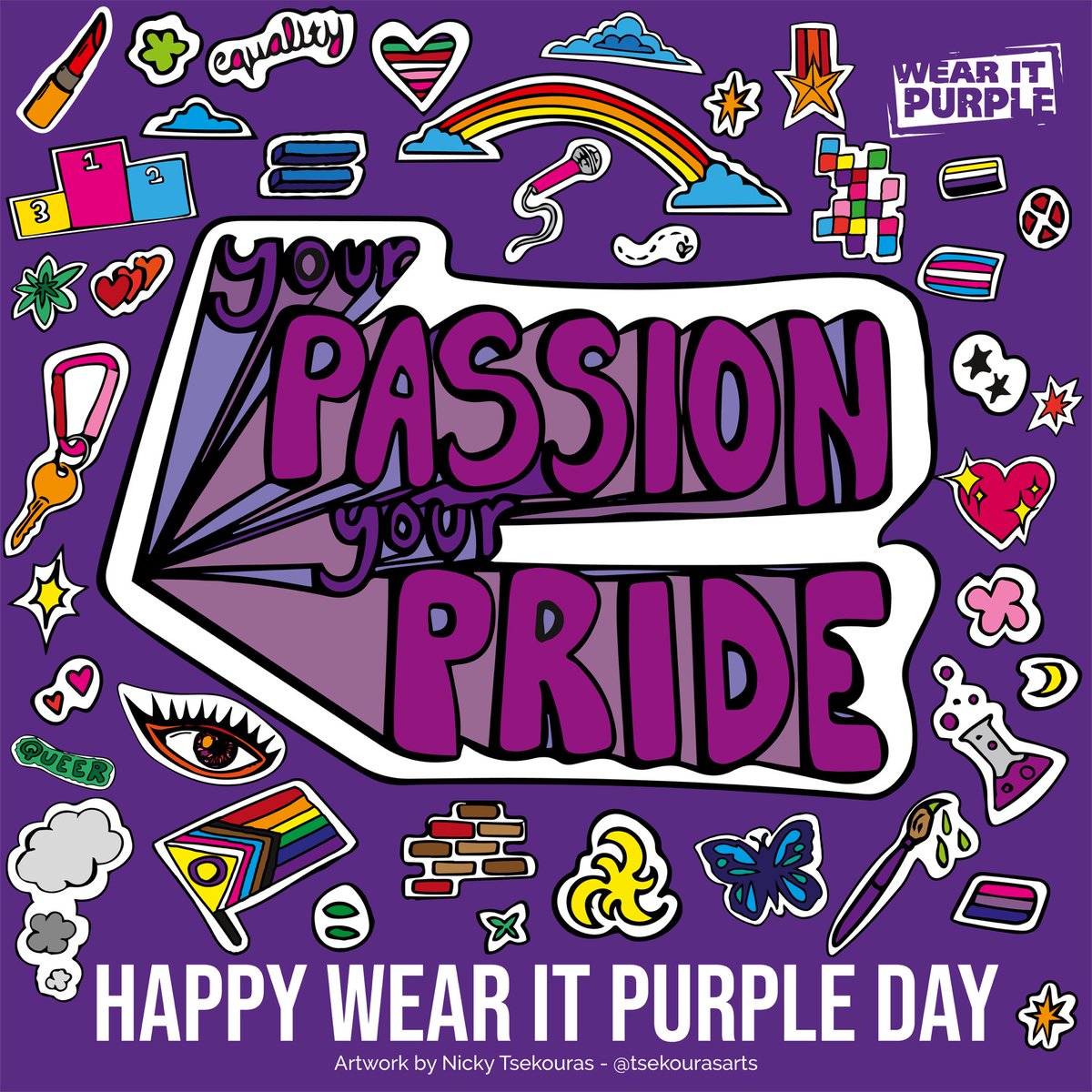 Be part of the change 💜💜💜 #wearitpurple #wearitpurpleday #wipd2024 
wearitpurple.org