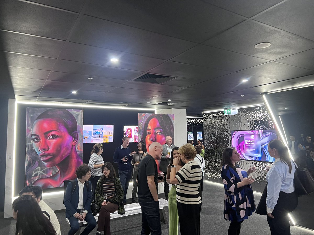 This was a fun little event - the gallery is amazing.

Thanks to <a href="/anng_gallery/">ANNG Gallery</a> <a href="/CloudTechGrp/">CloudTech Group</a> <a href="/DWartwork/">🍞Danielle Weber 🇦🇺</a> for the amazing event, looking forward to working together again.