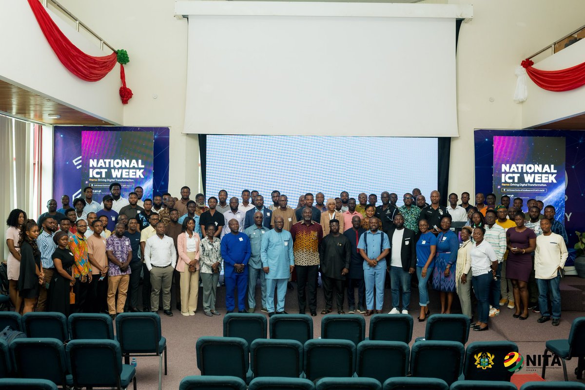 NITAGhana's tweet photo. As the Maiden edition of the National ICT Week draws to close, we are proud of the success so far and cannot wait to see you next year.
#NationalICTWeek24 #NationalICTWeek #NICTW #Tech #Ghana https://t.co/yitOXfEZoP