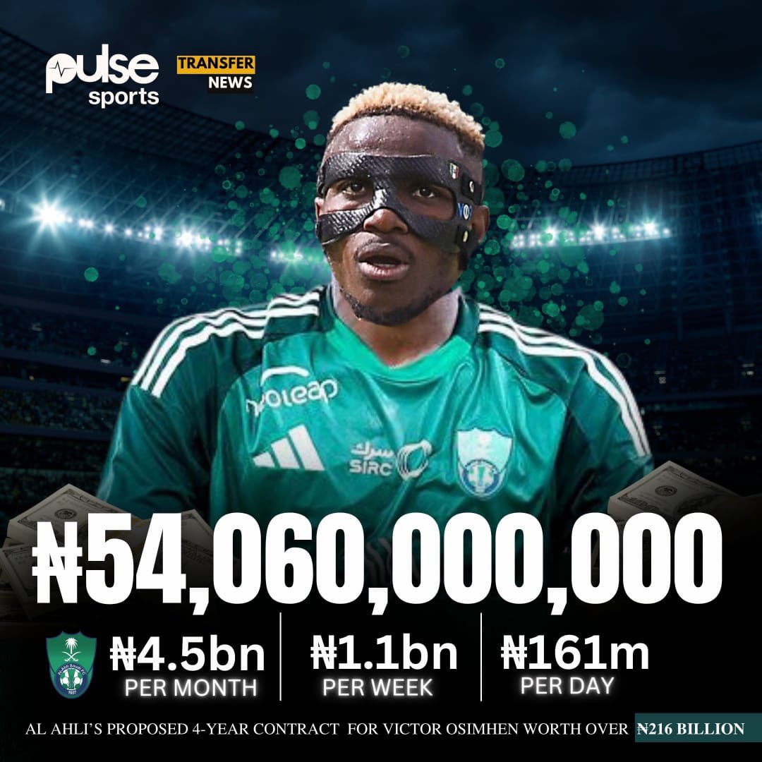 Godis_Greatest1's tweet image. With this offer do you feel Osimen will still agree to Chelsea terms in few hours or go to Saudi for the bag???

For me the money is huge but epl got potentials of building a player.

#pys #davidostein #cfc #napoli #cfcnews #epl #sporty #dstv