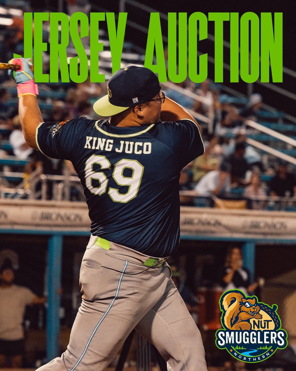 Get a piece of Jacked Baseball History!!

The game worn jerseys from the first ever Jacked Baseball game auction is live now through Monday!

🔗 32auctions.com/jackedbaseball…

#Jackedbaseball #GoNuts