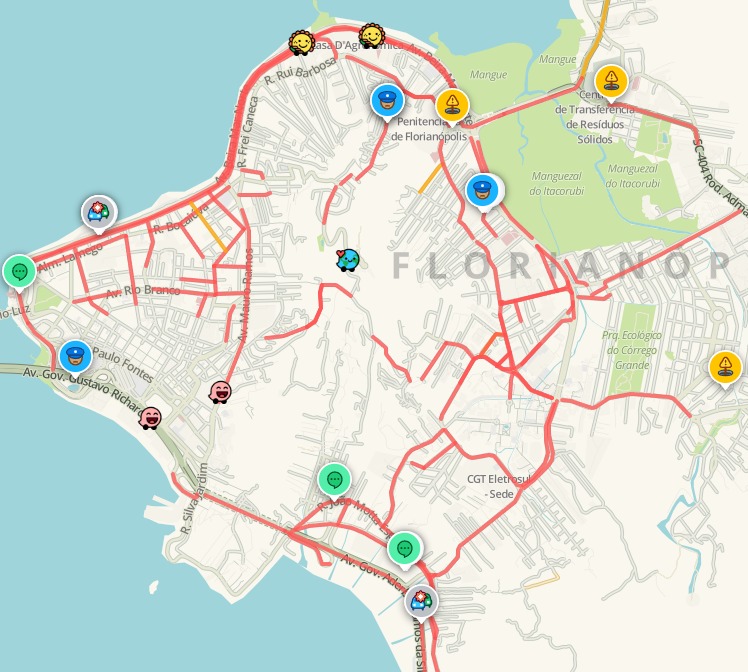 laurabinp's tweet image. Florianópolis que tem o mesmo shape da lady gaga