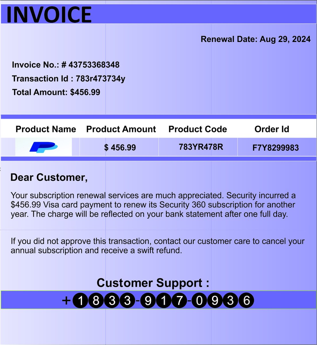 Ongoing invoice spam campaign targeting Gmail users.