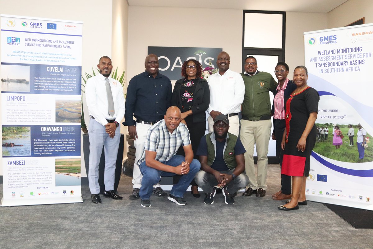SASSCAL_ORG's tweet photo. it remains useless if not in the loop of stakeholders. This is why SASSCAL with a fund from @GMESandAfrica Programme of the African Union, &amp;European Union is conducting regional wide training workshops aimed at improving access&amp; use of Earth Observations data for decision making https://t.co/qLb3T7bJso