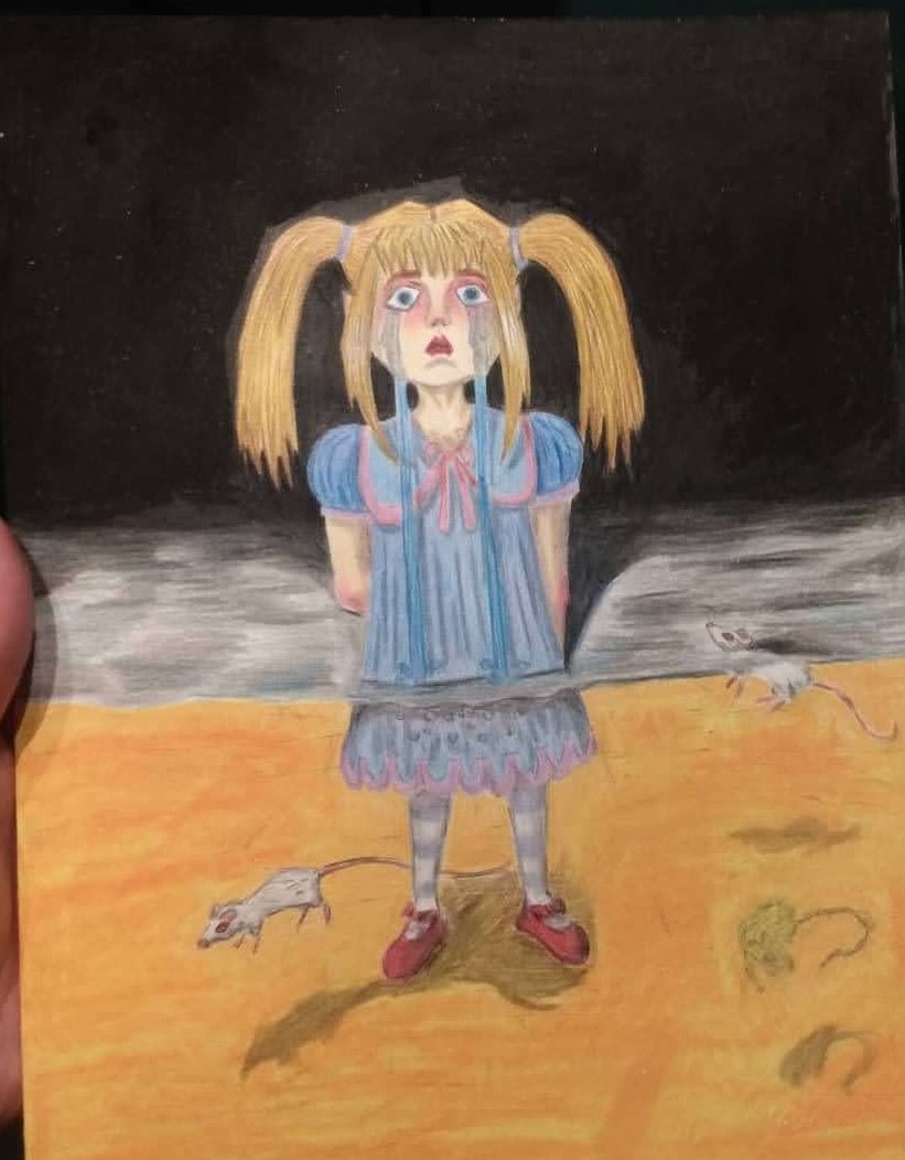 Extranhoo's tweet image. Me inspirei numa outra obra que não lembro o nome