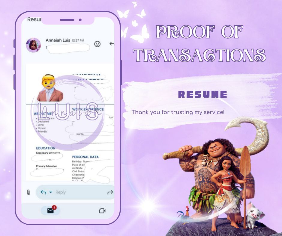 🐚 Service provided :
          ⊂⊃ : Resume

Your trust inspires me to strive for excellence every day. Your commitment to learning inspires me to continue empowering minds and shaping futures. Thank you for choosing my service!!