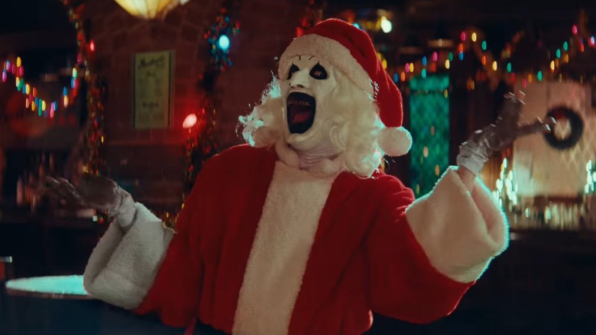 Takes2Movie's tweet photo. New shots of โTERRIFIER 3โ in the โNice trailerโ.
In theaters October 11th.
#Terrifier3 #terrifier3trailer #ArtTheClown https://t.co/ZTVXKbOs5k