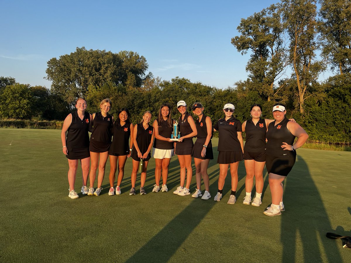 Always a highlight of the year to play the McBurg Cup against our friendly Boone Creek rivals <a href="/LSkyhawkgolf/">LadySkyhawkgolf</a>. Both teams had good individual performances. The Warriors retain the cup with four scores in the 40’s, finishing with a team score of 180. <a href="/WE_R_WARRIORS1/">McHenry Athletics</a> <a href="/akantecki/">Alex Kantecki</a>