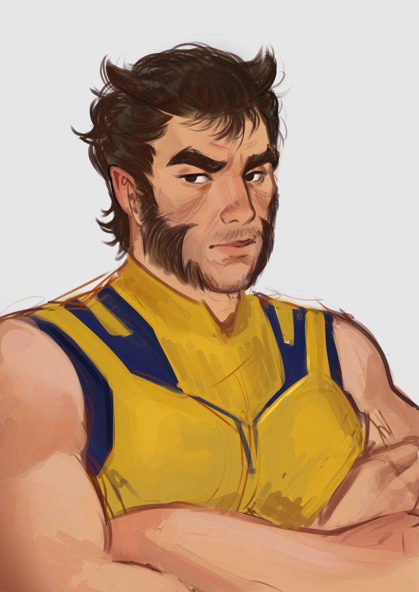 GaditaahArt's tweet photo. esboço do logan antes que essa rede exploda https://t.co/GZk9FXhAgw
