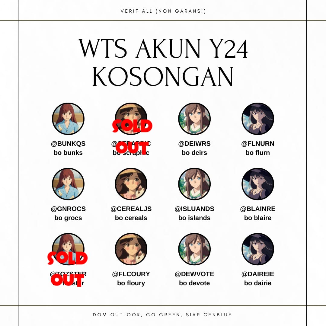 paczific's tweet photo. @moonsirnae WTS ACC KOSONGAN Y LAMA Y BARU

💸 9k / each

★.  verif all (non mastip)
★.  dapat data acc lengkap
★.  masuk mt, ht dimainin dulu https://t.co/JaSznMDAwL
