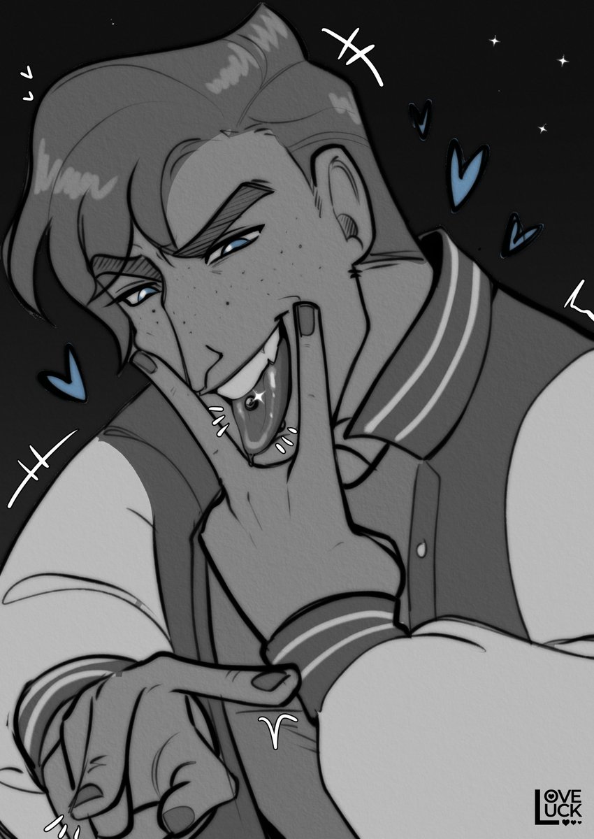 miss_constelia's tweet image. Tongue piercing Max Jägerman? Yea why not.
#Starkid #NPMD #Hatchetfield