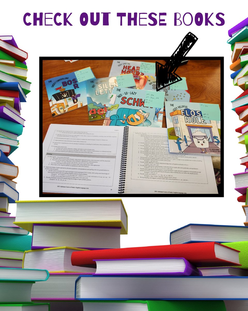 Takesha Morgan (@ari_tmorgan) on Twitter photo Are you looking for picture books to help you teach and reinforce phonics skills? Check out these AMAZING books from Phonics Read-Alouds!😊 Each book is aligned to at least 1 Alabama ELA COS Standard!✅️
<a href="/TheLitTeacher1/">Yvette Manns</a> Are you looking for picture books to help you teach and reinforce phonics skills? Check out these AMAZING books from Phonics Read-Alouds!😊 Each book is aligned to at least 1 Alabama ELA COS Standard!✅️
<a href="/TheLitTeacher1/">Yvette Manns</a>