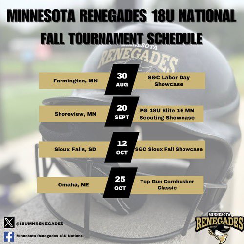 Minnesota Renegades 18U National (@18umnrenegades) on Twitter photo 