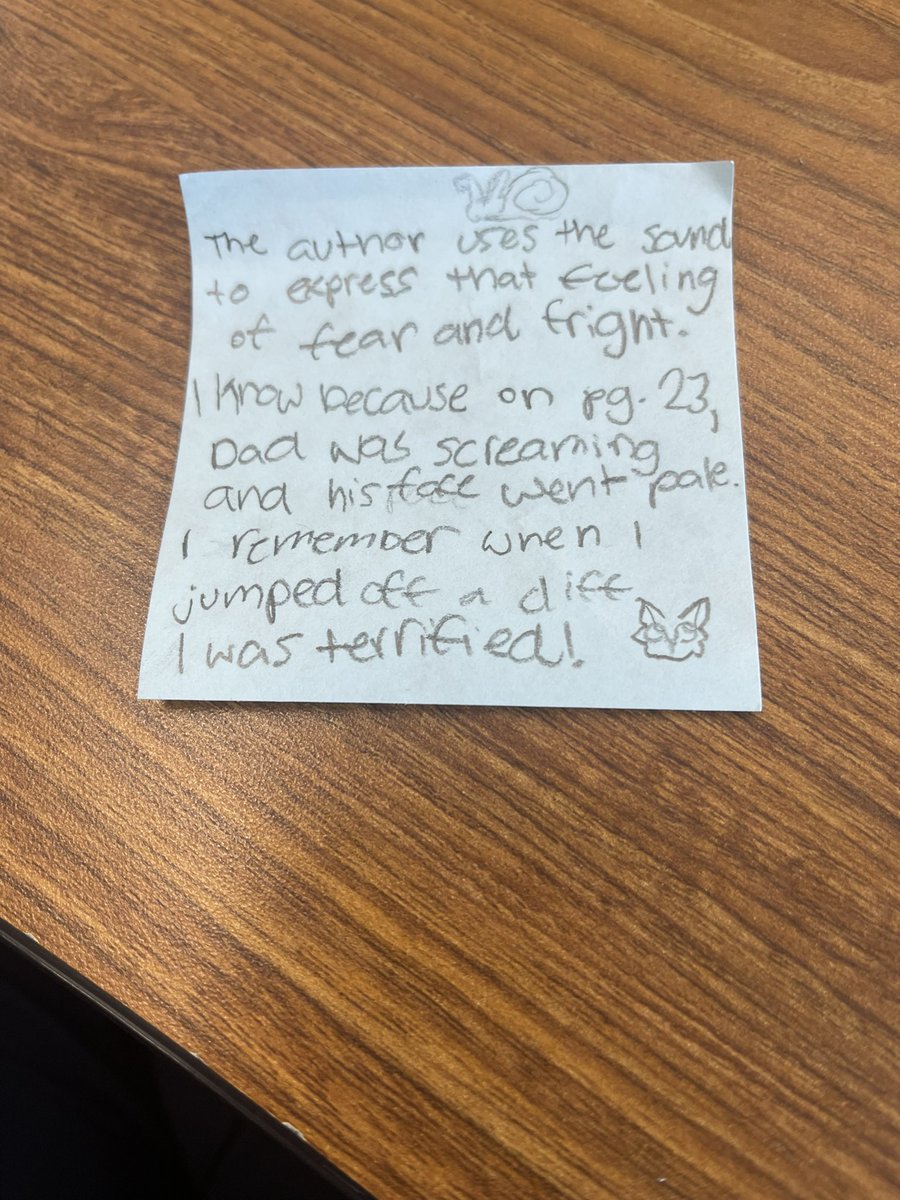 We’ve been working on our stop &amp; jots with author’s craft! <a href="/KISDMcElwain/">McElwain Elementary</a>