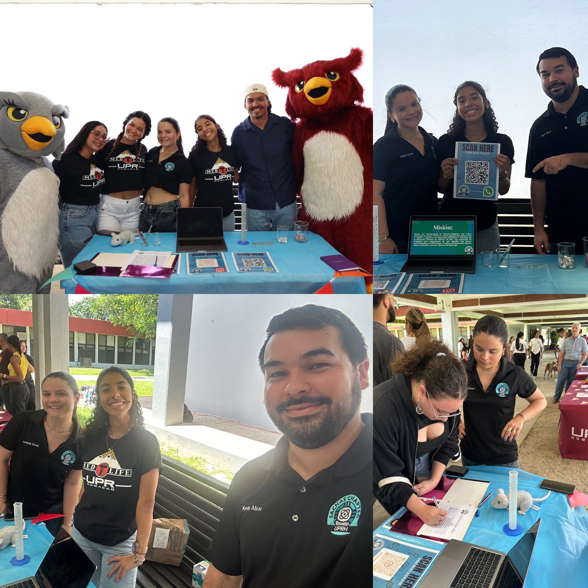 KAlicea_PhD's tweet photo. Today, our @SACNAS chapter joined the 2024 Student Organizations Fair at @UPRHComunica! Looking forward to supporting this extraordinary group of students committed to fostering diversity &amp; inclusion in #STEM. @sacnasuprh @UPR_Oficial #SACNASchapters https://t.co/qyJpA9BrCh