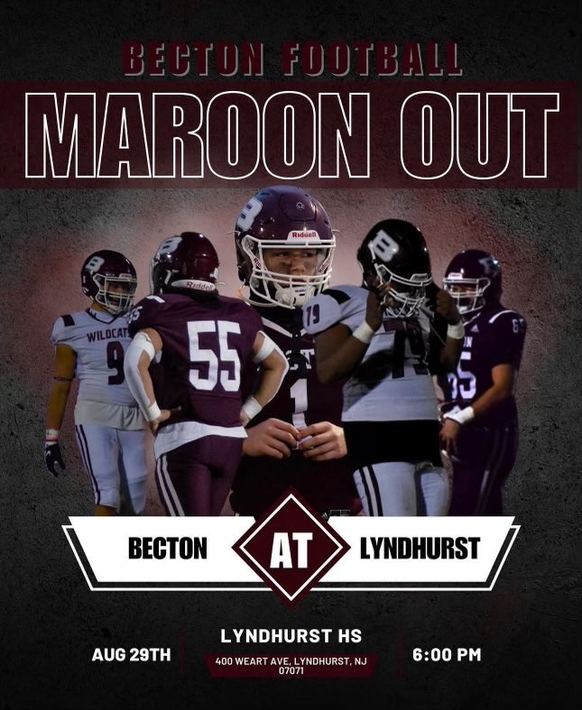 BectonAthletics's tweet photo. Congratulations ⁦@BectonFootball⁩  defeating Lyndhurst 14-7 on opening night. 🐾🏈🐾🏈 #LetsGo #Wildcats https://t.co/AJu8AoN5TG