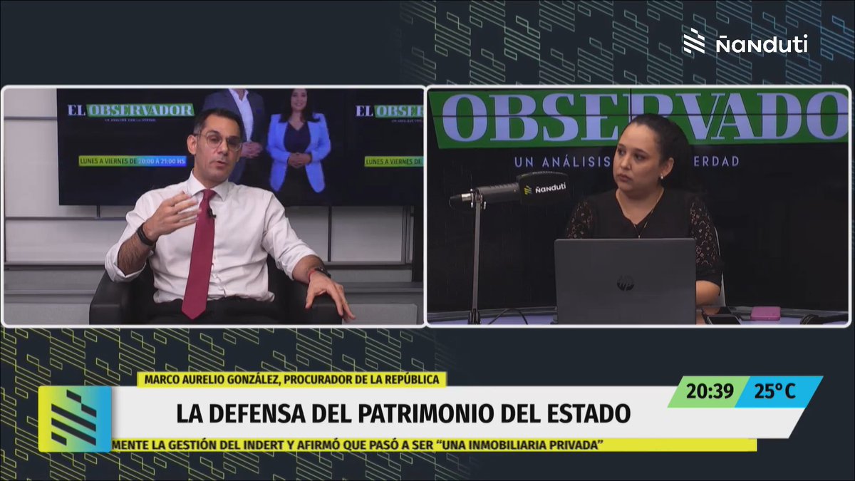 observapy's tweet image. 🟩&quot;Existe la deuda solo que se está discutiendo cuál es el interés y cuándo vence&quot;, explicó el procurador General de la República, Marco Aurelio González, sobre la deuda de Petropar a Venezuela.