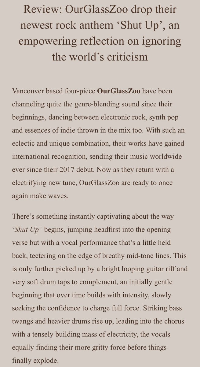 Thanks to @existentialmagazine for the article