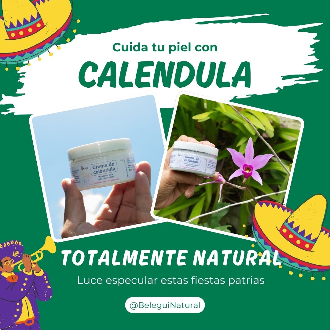 BeleguiNatural's tweet photo. ¡Luce una piel espectacular estas fiestas patrias con nuestra crema de caléndula! 🌼 Cuida y protege tu piel de manera natural
#CuidadoNatural #FiestasPatrias #CremadeCalendula #CuidadoNatural #BellezaMexicana #FiestasPatrias #PielRadiante #BellezaNatural #CuidadoDeLaPiel https://t.co/u9zOdSWD3o