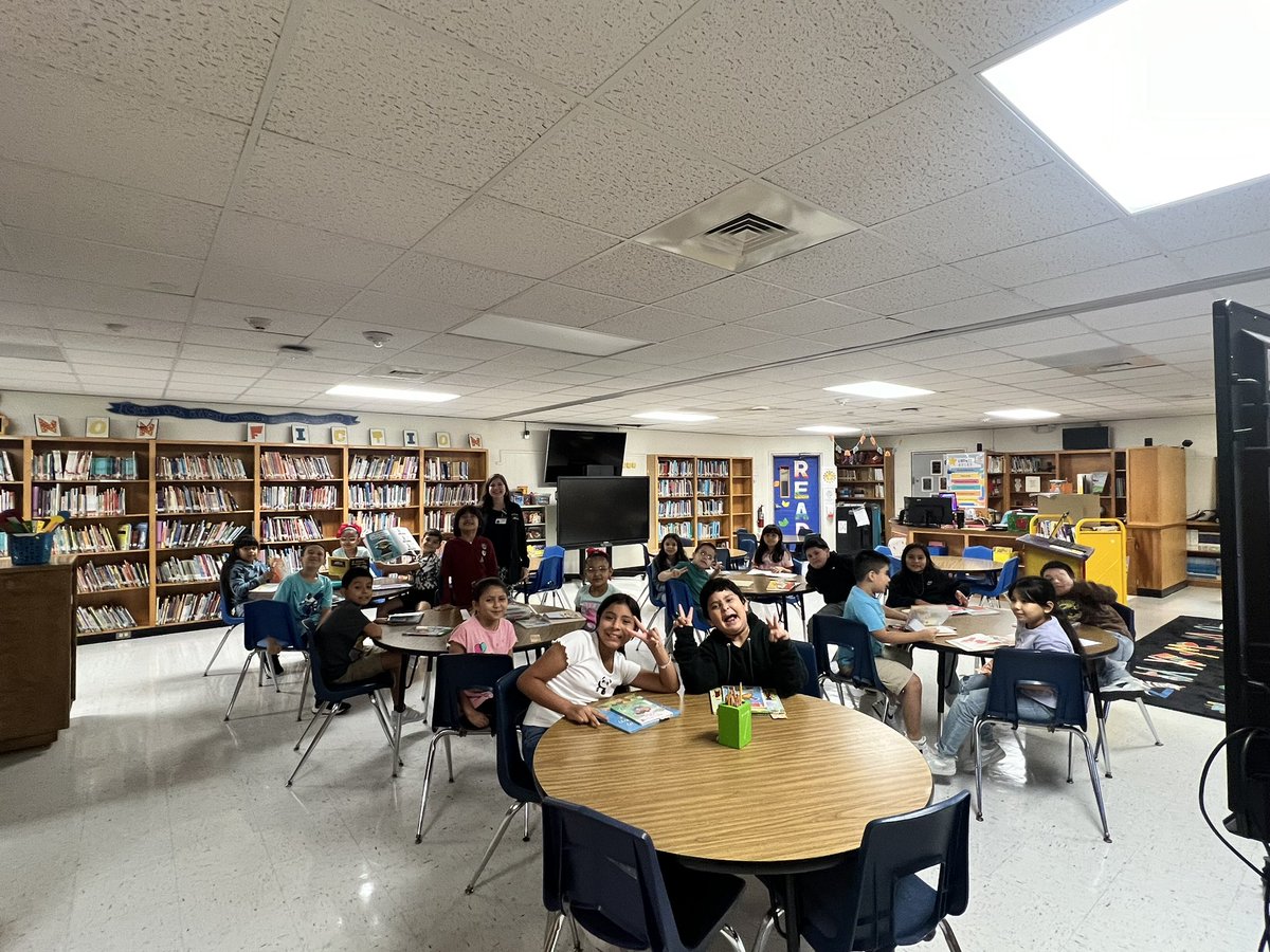Library day today! Super excited for my students to read and reach their AR goals! Goal for the year 100+ points! Thank you Mrs. Dennett. <a href="/warriors112/">Wilson Elementary</a> <a href="/Erikardz11G/">Erika G. Garcia</a> <a href="/Karime_Flores7/">Karime Flores</a> <a href="/Wilson3rdGrade/">3rd grade</a>