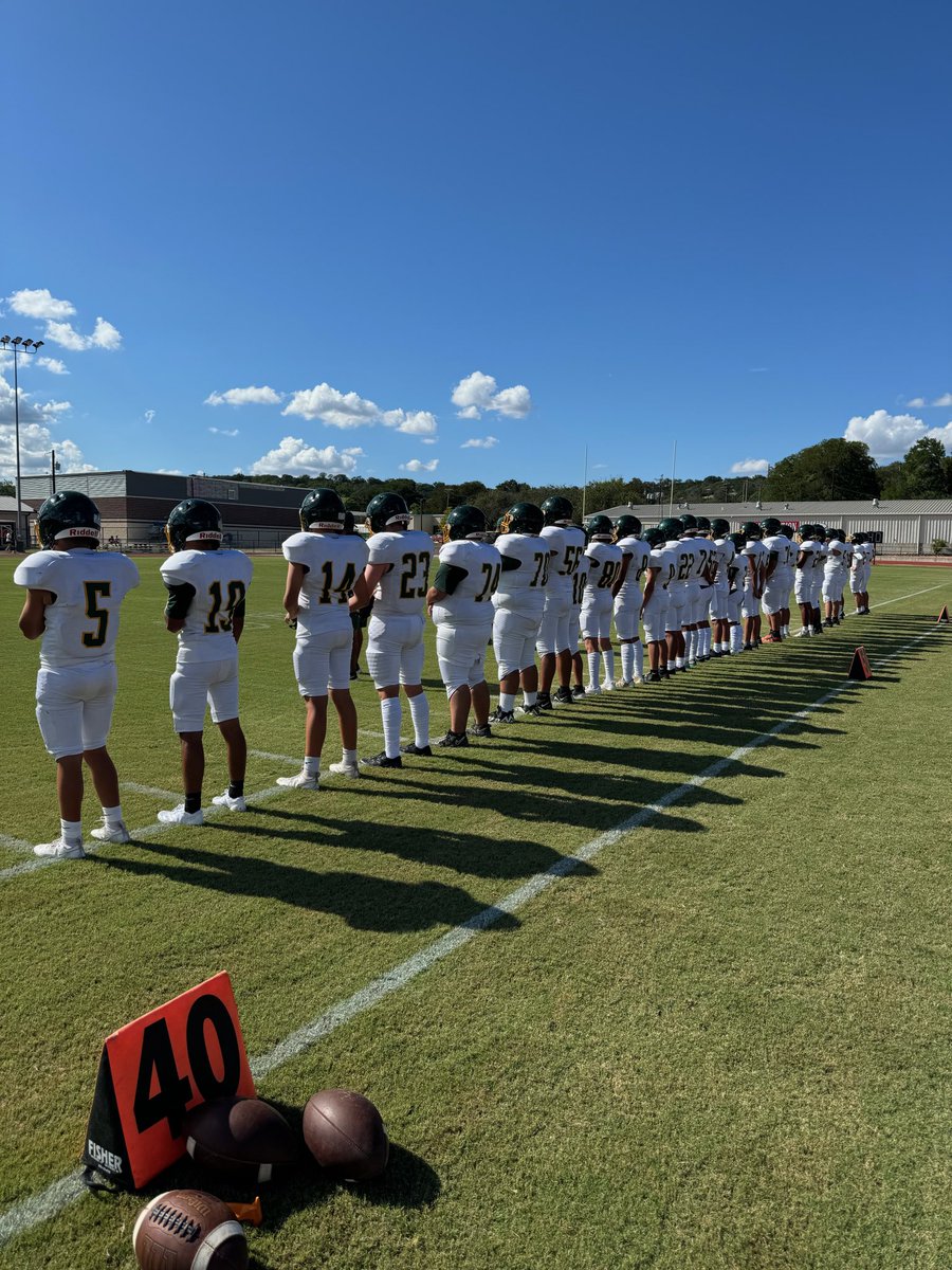 CCJavelinaFB's tweet photo. First W of the season for the JV 22-20 both teams played great till the end! #WinTheDay https://t.co/Cm37CsH17M