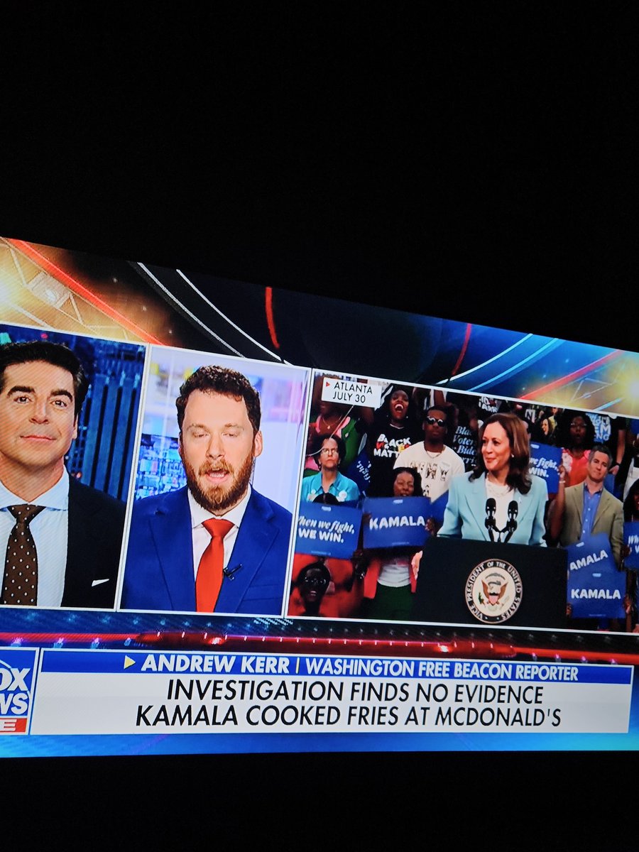 Rivers97's tweet photo. @FoxNews must be a slow day at your circus when you have your clowns trying to figure out if @KamalaHarris worked @McDonalds #clowns #circus https://t.co/C71A1O5ViR