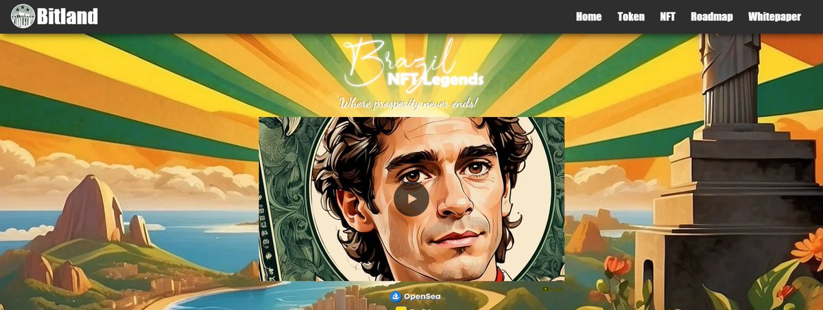 Explore the world of digital art and NFTs with Bitland! Dive into our collections, earn rewards, and more. Visit us now at usbitland.com #Bitland #NFT #Crypto #DigitalArt #Brazil #Brasil #Opensea